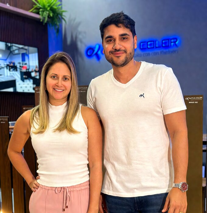 Lucas Aranha e Natalia Aranha