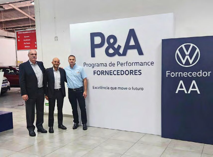 Equipe da Powercoat no Programa de Performance de Fornecedores P&A