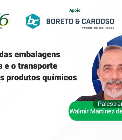 Webinar - Importância das embalagens homologadas e o transporte adequado dos produtos químicos