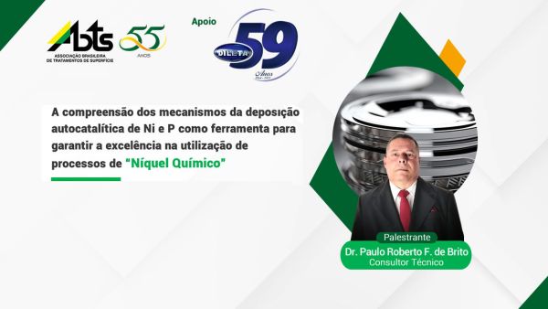 Veja como foi a Webinar - Domínio da Deposição de Níquel Químico: Mecanismos Autocatalíticos de Ni e P para Excelência em Processos Industriais