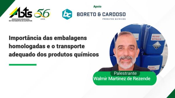 Webinar - Importância das embalagens homologadas e o transporte adequado dos produtos químicos